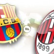 Barcelona-Milan: a kezdőcsapatok BARCELONA: Valdes, Dani Alves, Pique, Mascherano, Puyol, Xavi, Busquets, Iniesta, Fabregas, Messi, Cuenca. MILAN: Abbiati,...