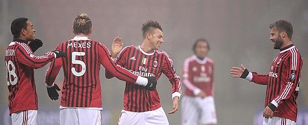 Milan-Novara 2-1 (1-0)