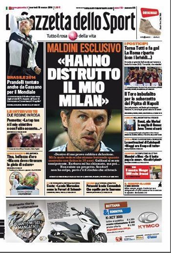 Itt az igazi, teljes Maldini-interjú!