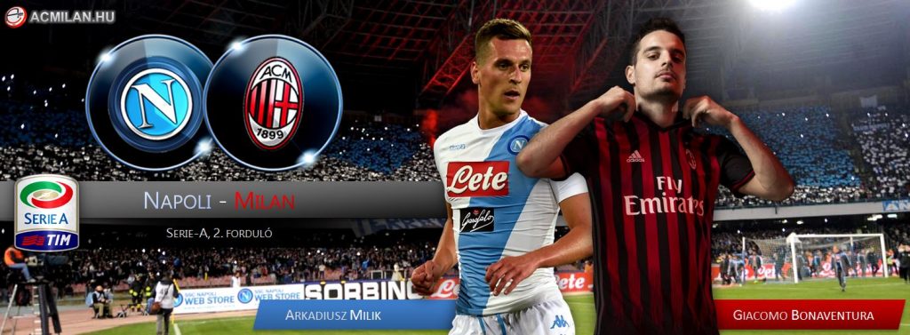 Kemény meccs vár a rossonerire Nápolyban