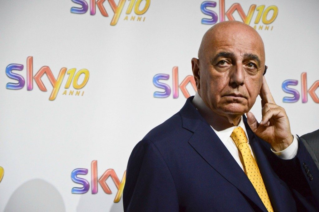 Galliani: „A Milan számára véget ért a mercato”