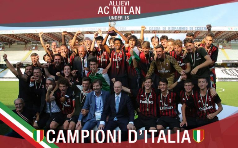 Olasz bajnok lett a Milan U16-os csapata