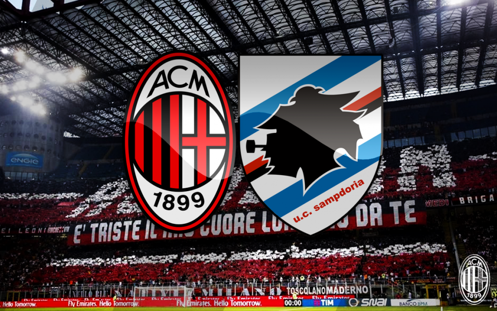 Milan-Sampdoria: a hivatalos kezdőcsapatok