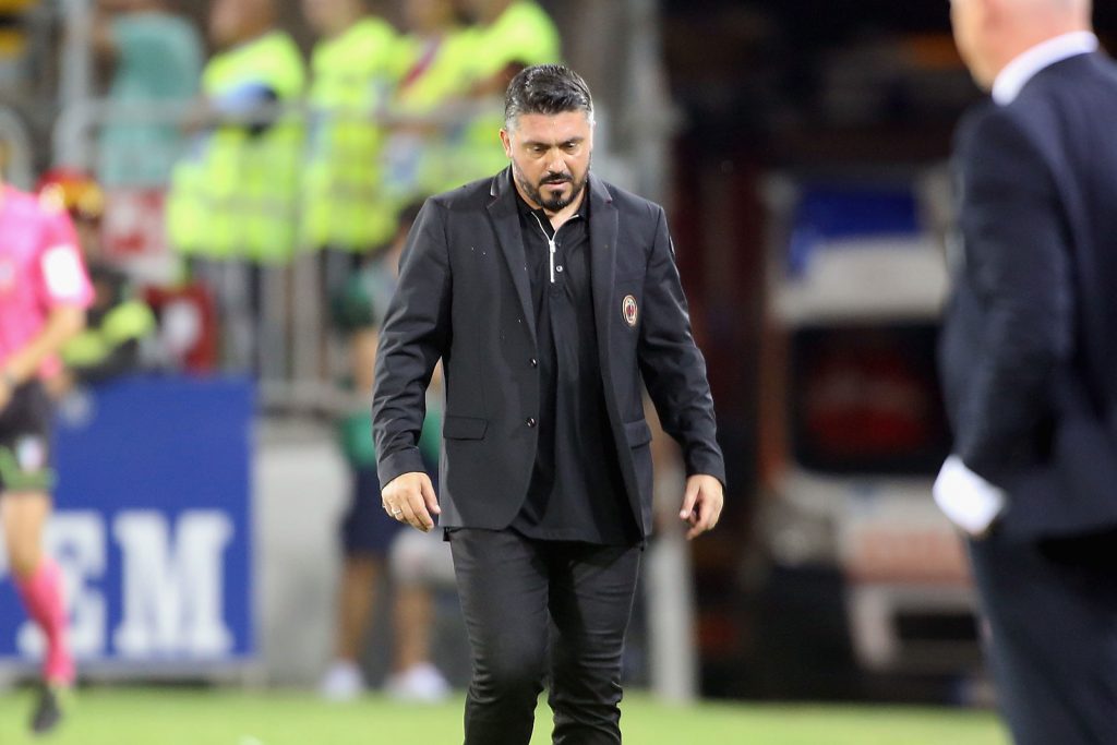 Gattuso nyilatkozata a Cagliari elleni meccs után