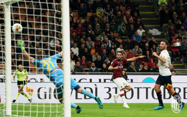 VIDEÓ: Calhanoglu gólja a Lecce ellen (1-0)