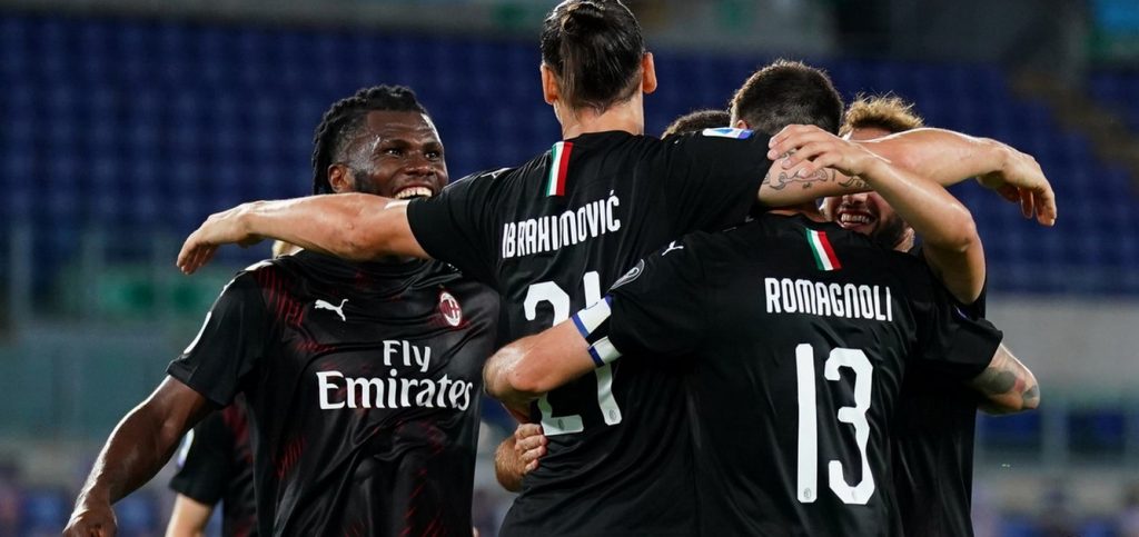 Bravúros, sima Milan-siker született Rómában a Lazio ellen