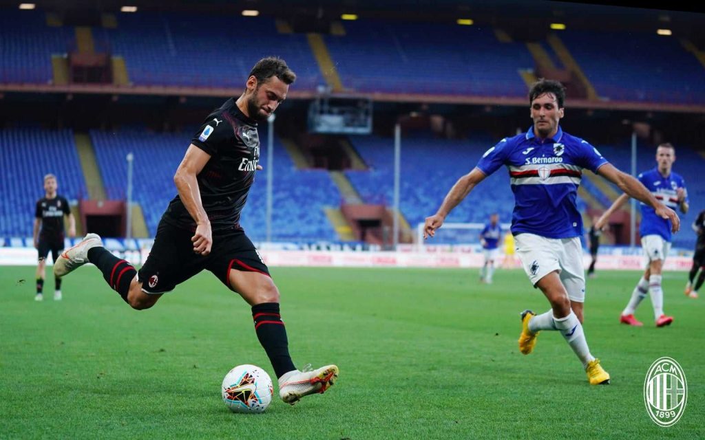 Íme Calhanoglu gólja a Sampdoria ellen