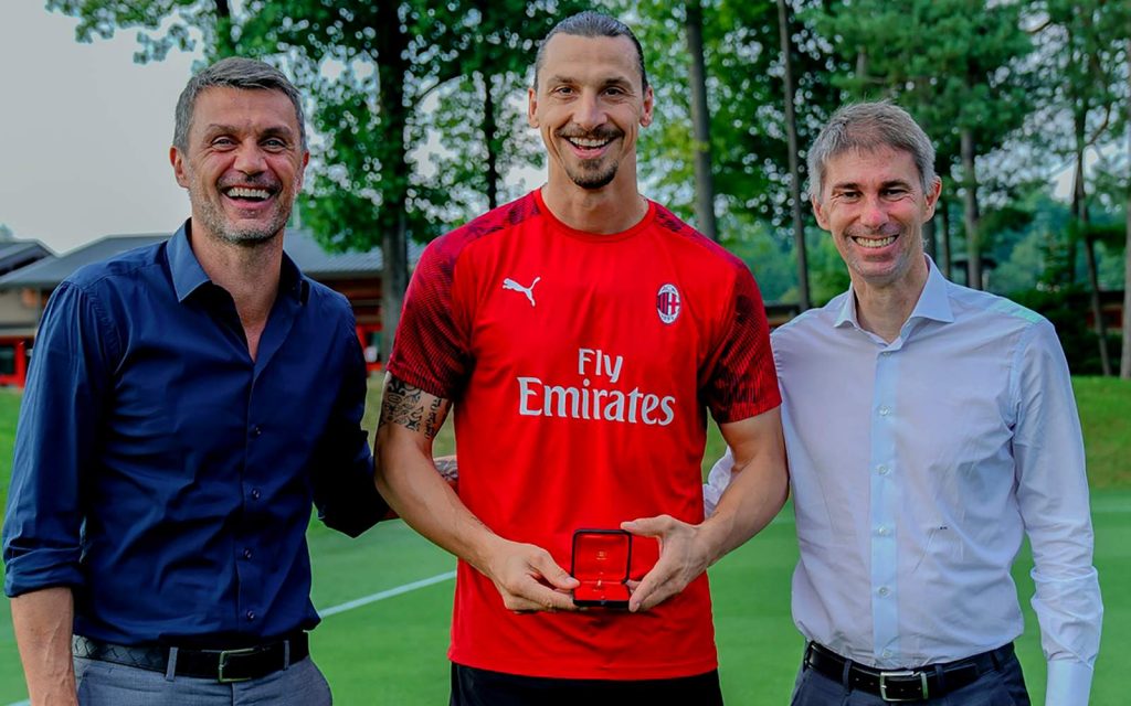 Zlatan Ibrahimovic százados lett a Milanban