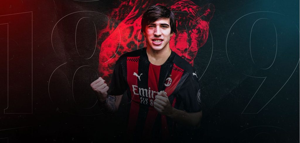 HIVATALOS: Sandro Tonali a Milan játékosa