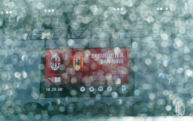 Milan-Benevento: a hivatalos kezdőcsapatok