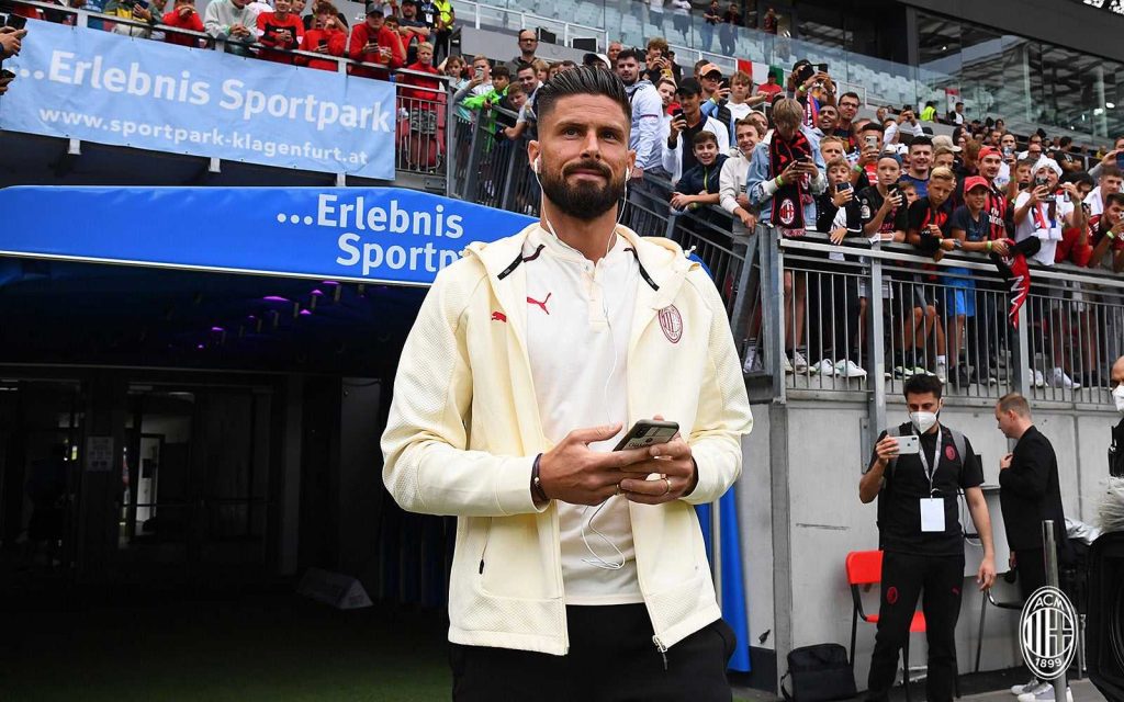 Giroud újra edzésbe állt Milanellóban