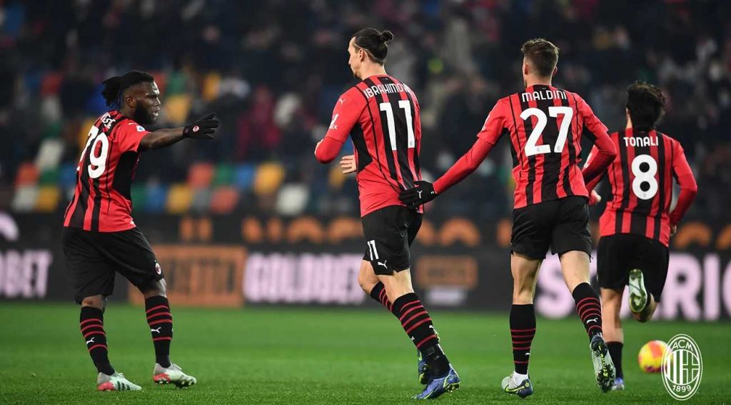 Udinese-Milan 1-1: Játékos statisztikák