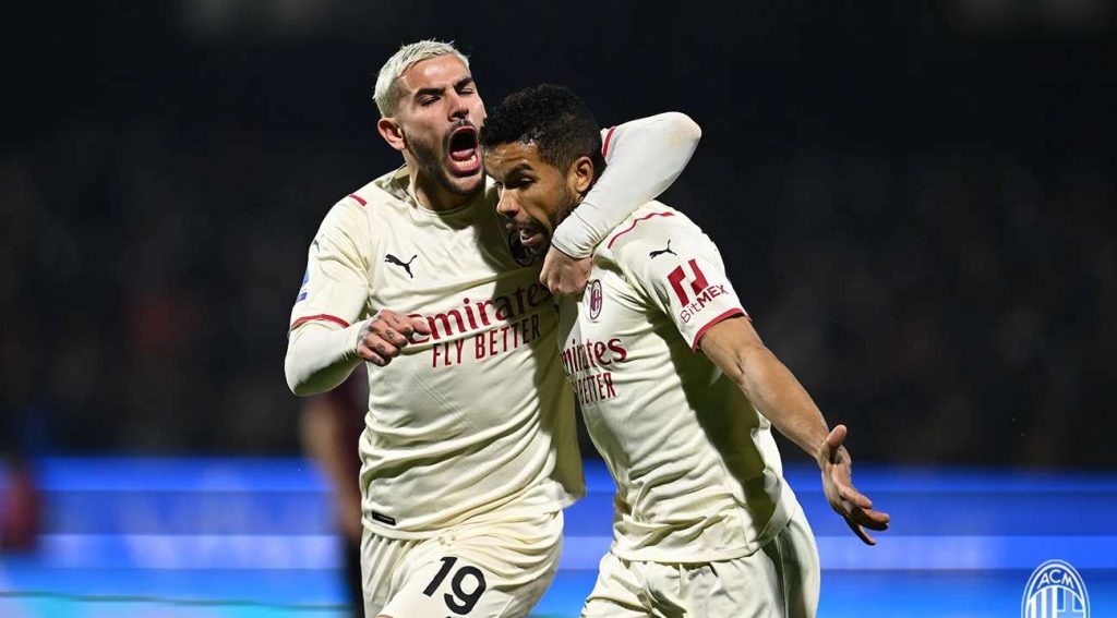 Salernitana-Milan 2-2: Játékos statisztikák