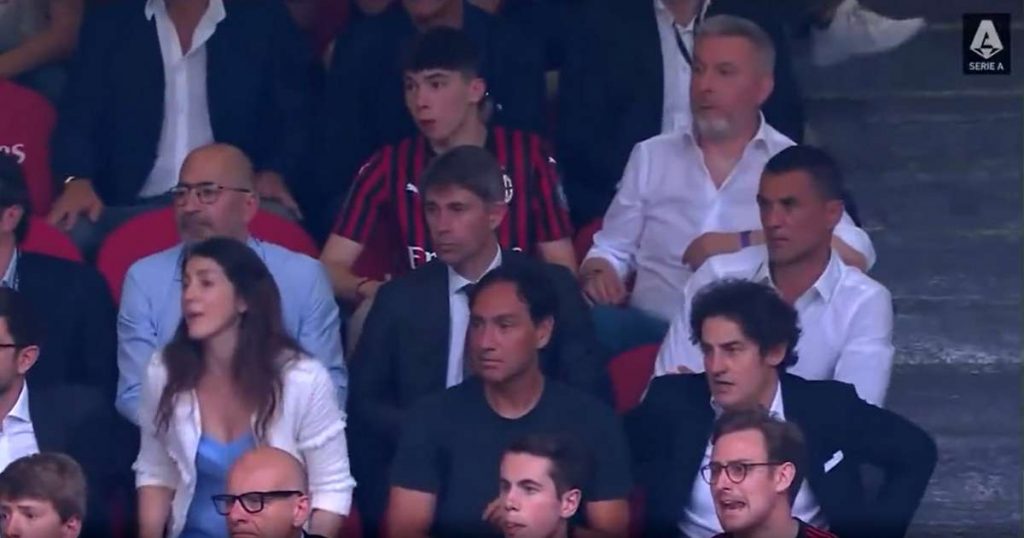 Maldiniék ünneplése a Milan góljánál – VIDEÓ