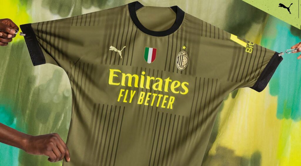 A Puma bemutatta a Milan harmadik számú mezét
