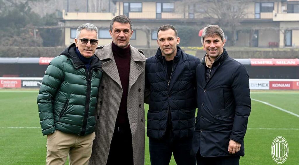 Shevchenko és Tassotti Milanellóban járt