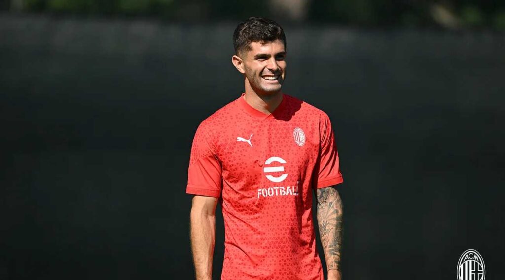 Pulisic első edzése Milanellóban – KÉPEK