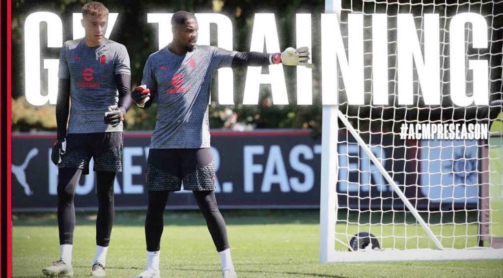 Így zajlik egy kapusedzés Milanellóban – VIDEÓ