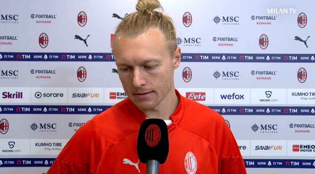 Kjaer a győzelemről, a csapatról és Simicről