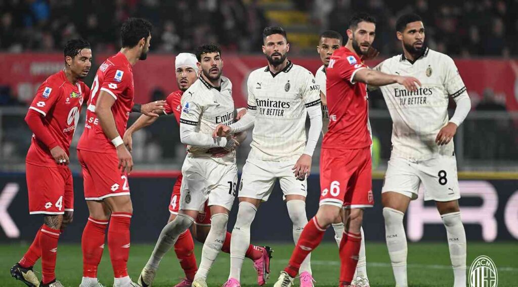 A Monza megszakította a Milan veretlen szériáját