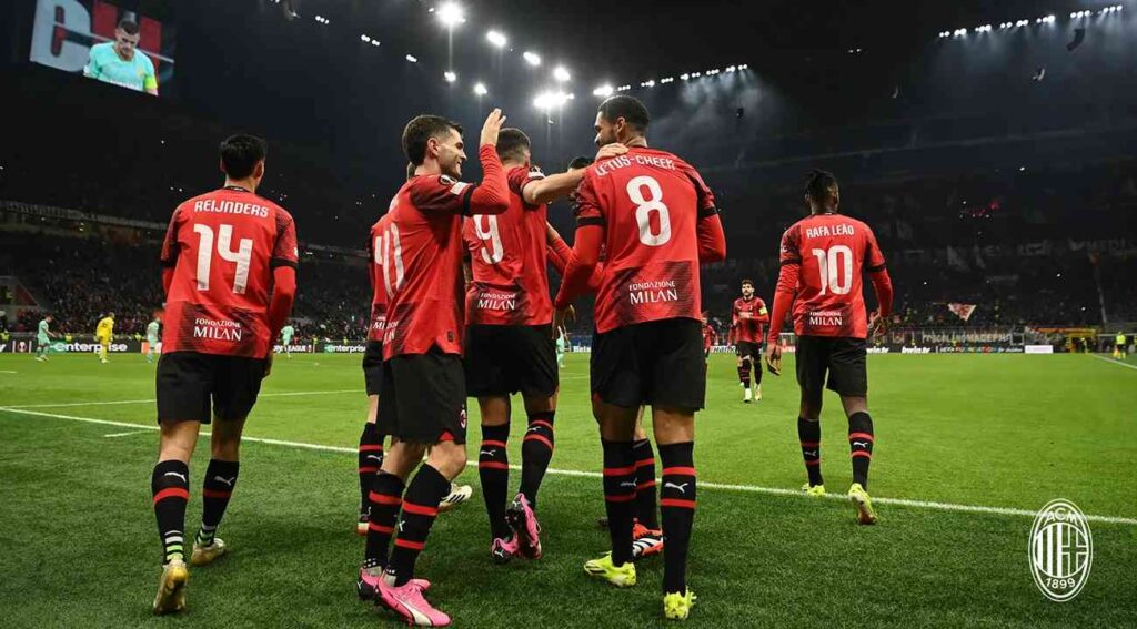 A Milan 4-2-re nyert a Slavia ellen az első meccsen