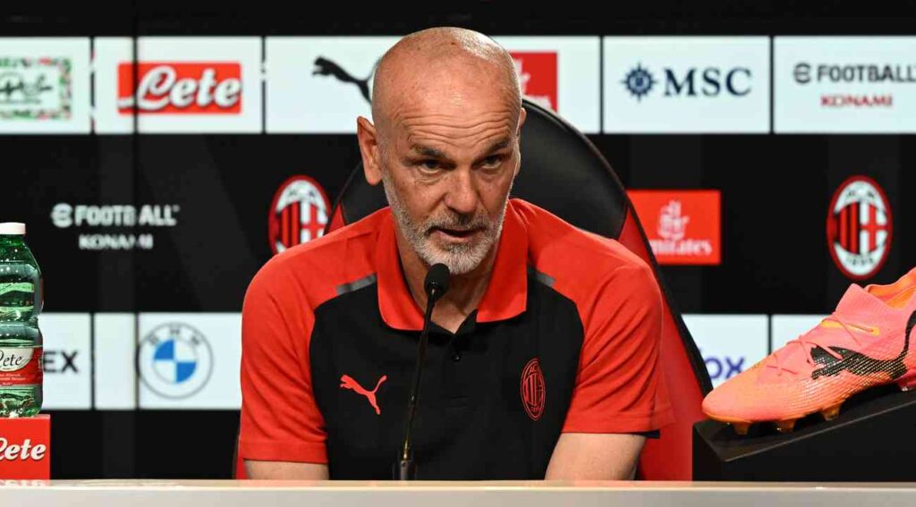 Pioli sajtótájékoztatója a milánói derbi előtt