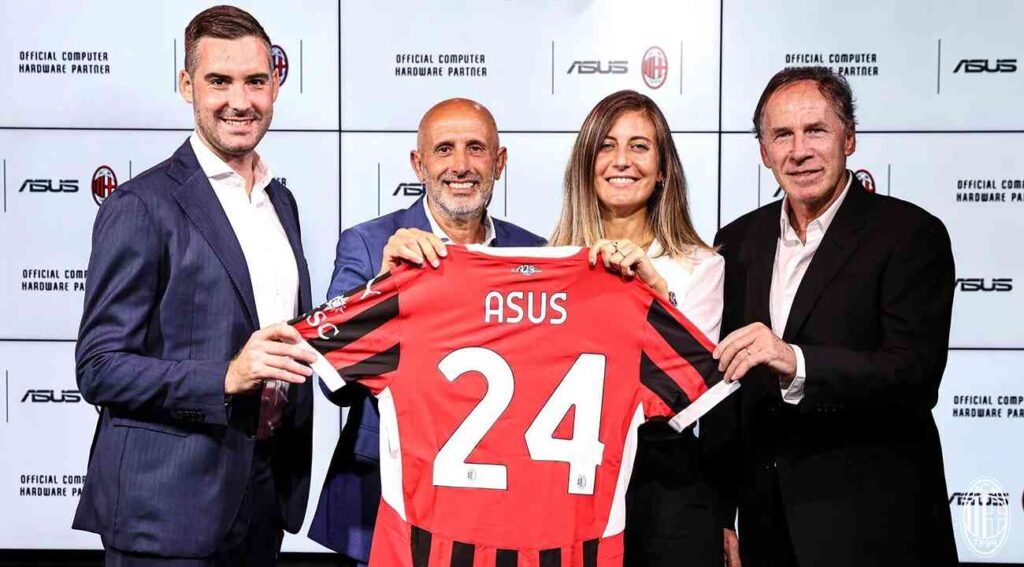 A Milan partnerséget kötött az ASUS-szal