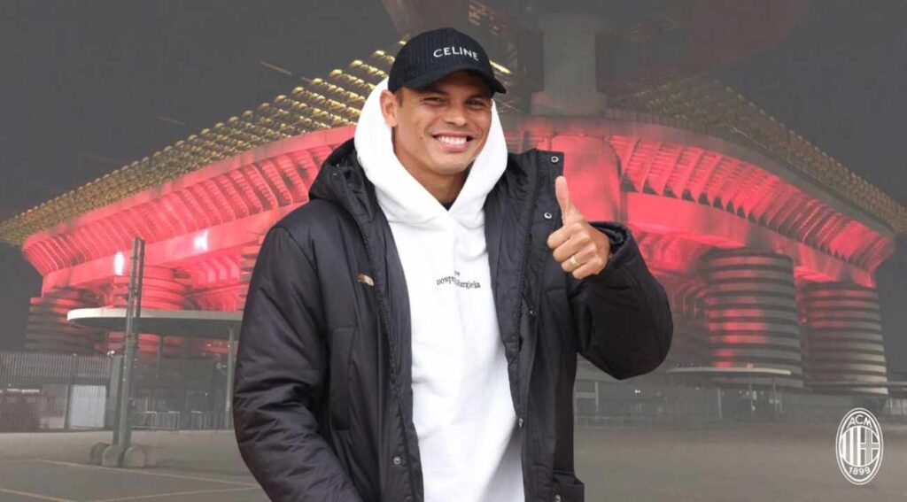 T. Silva meglátogatta a csapatot Milanellóban