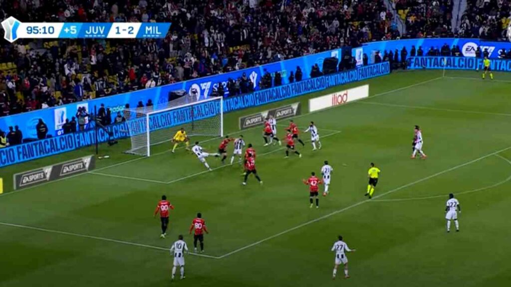 VIDEÓ: Gabbia óriási mentése a Juve ellen