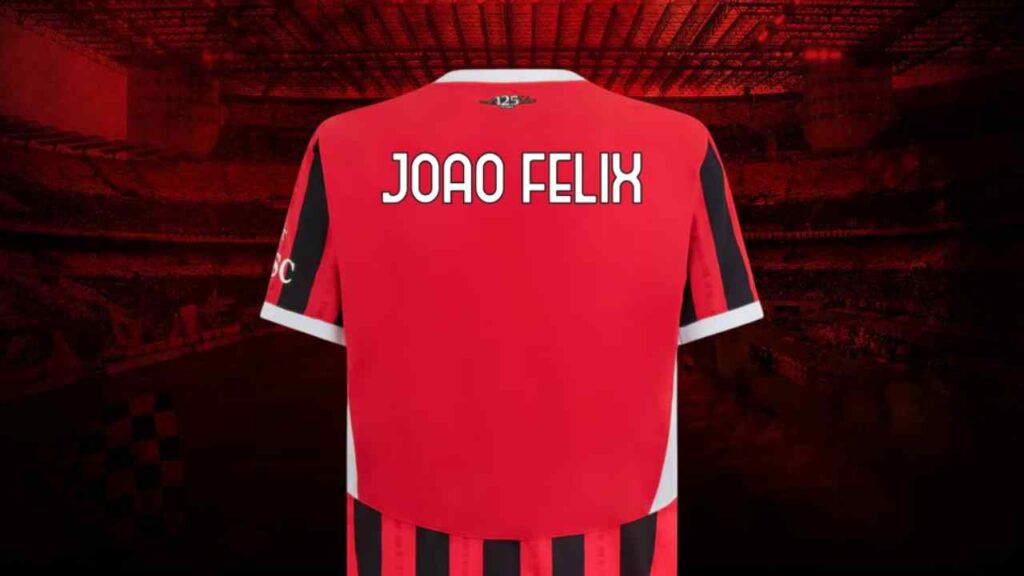 Félix kiválasztotta a mezszámát a Milanban