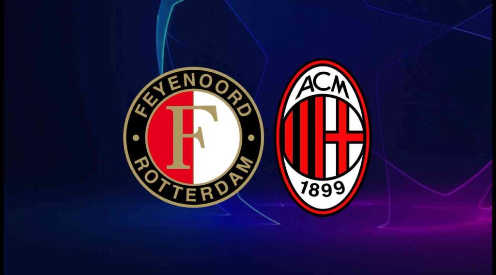 Feyenoord-Milan: kezdőcsapatok