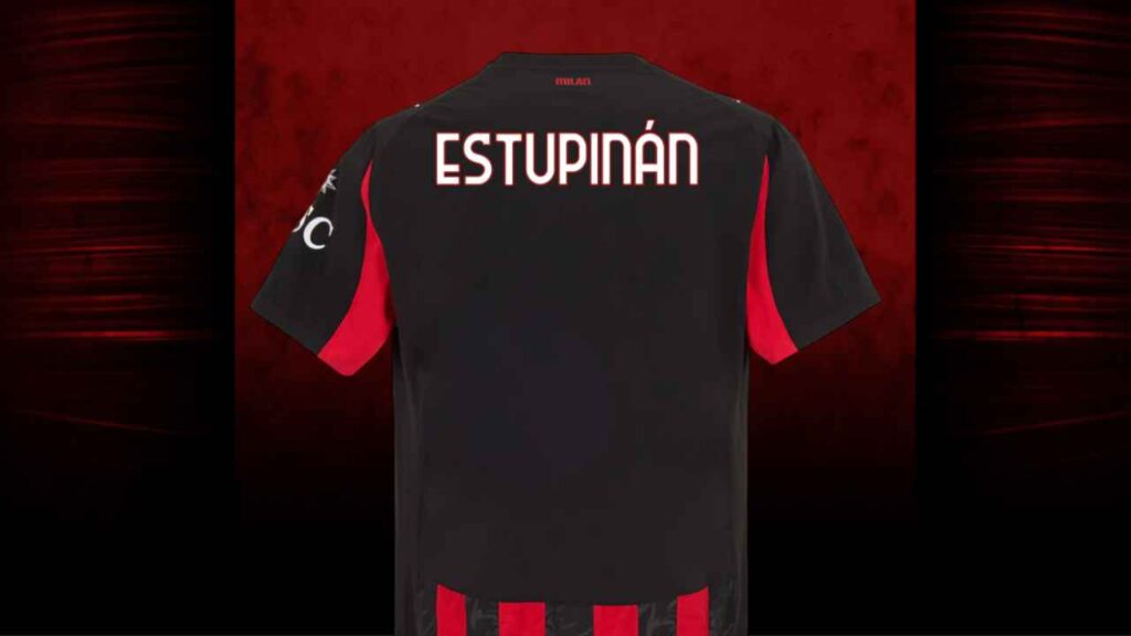 Estupinan döntött a mezszámáról a Milanban