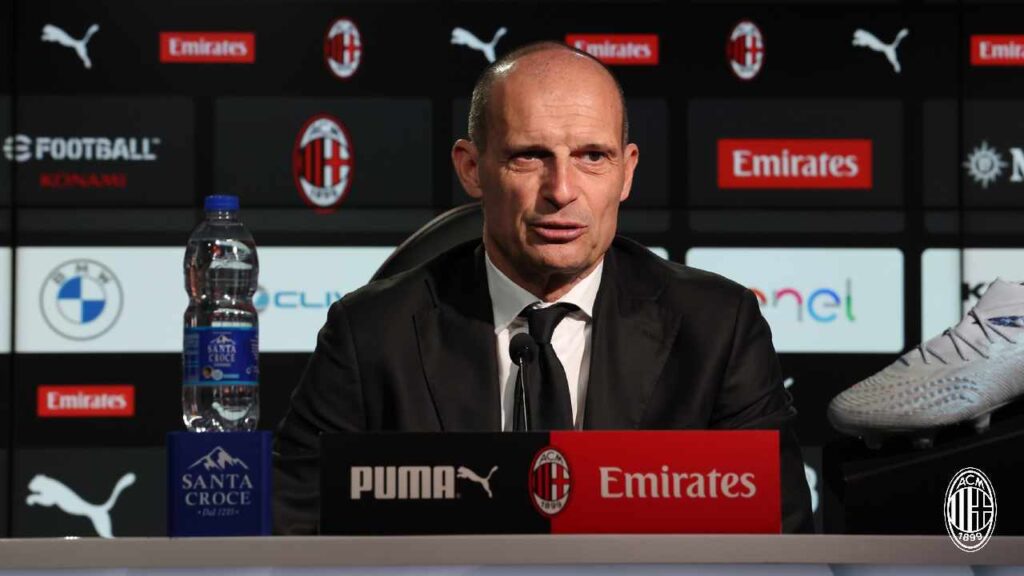 Allegri meccs előtti sajtótájékoztatója