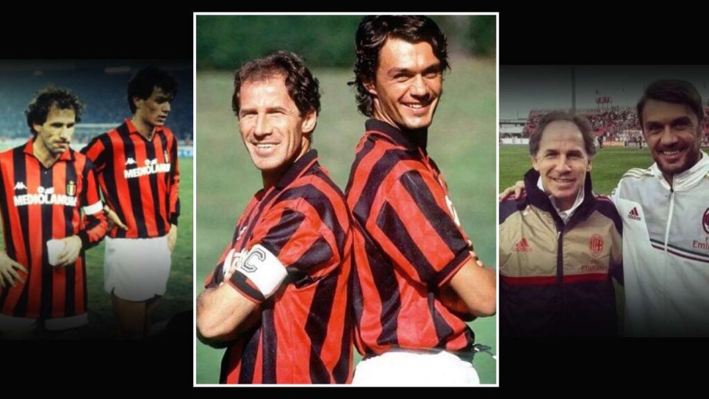 Paolo Maldini búcsúja Franco Baresitől